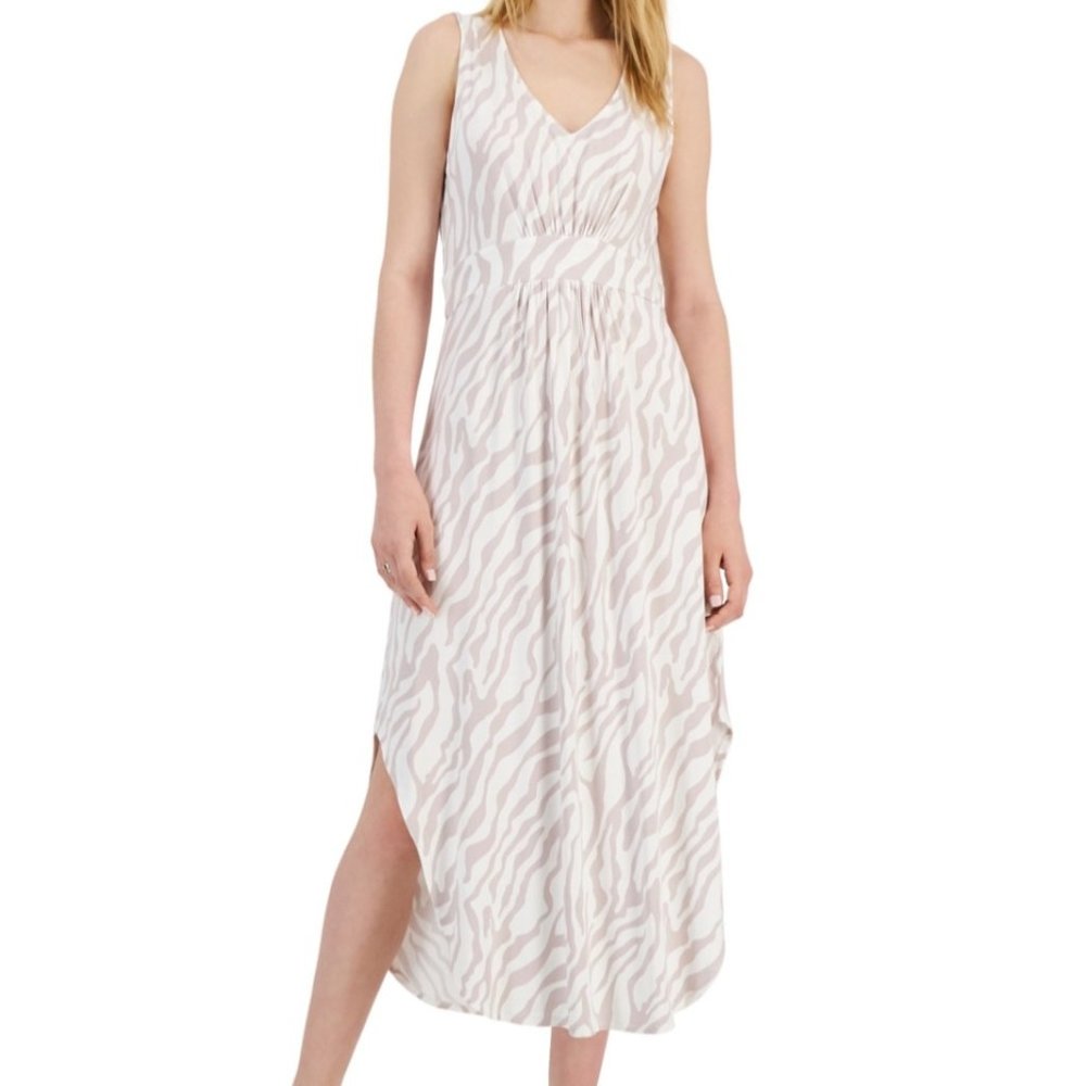 Willow Drive Women’s Floral-Print Sleeveless Maxi Dress Groovy Combo Size L NWT